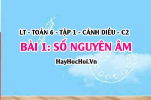 Cách đọc số nguyên âm, Sử dụng số nguyên âm trong thực tiễn? Toán 6 bài 1 cd1c2